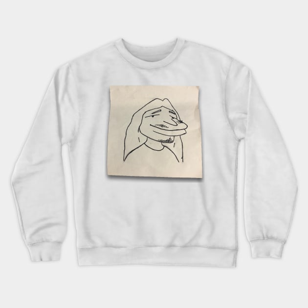 Sticky Note Brock Crewneck Sweatshirt by BrockBrand